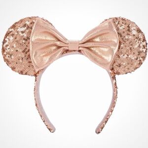 Disney Rose Gold Sequin Headband